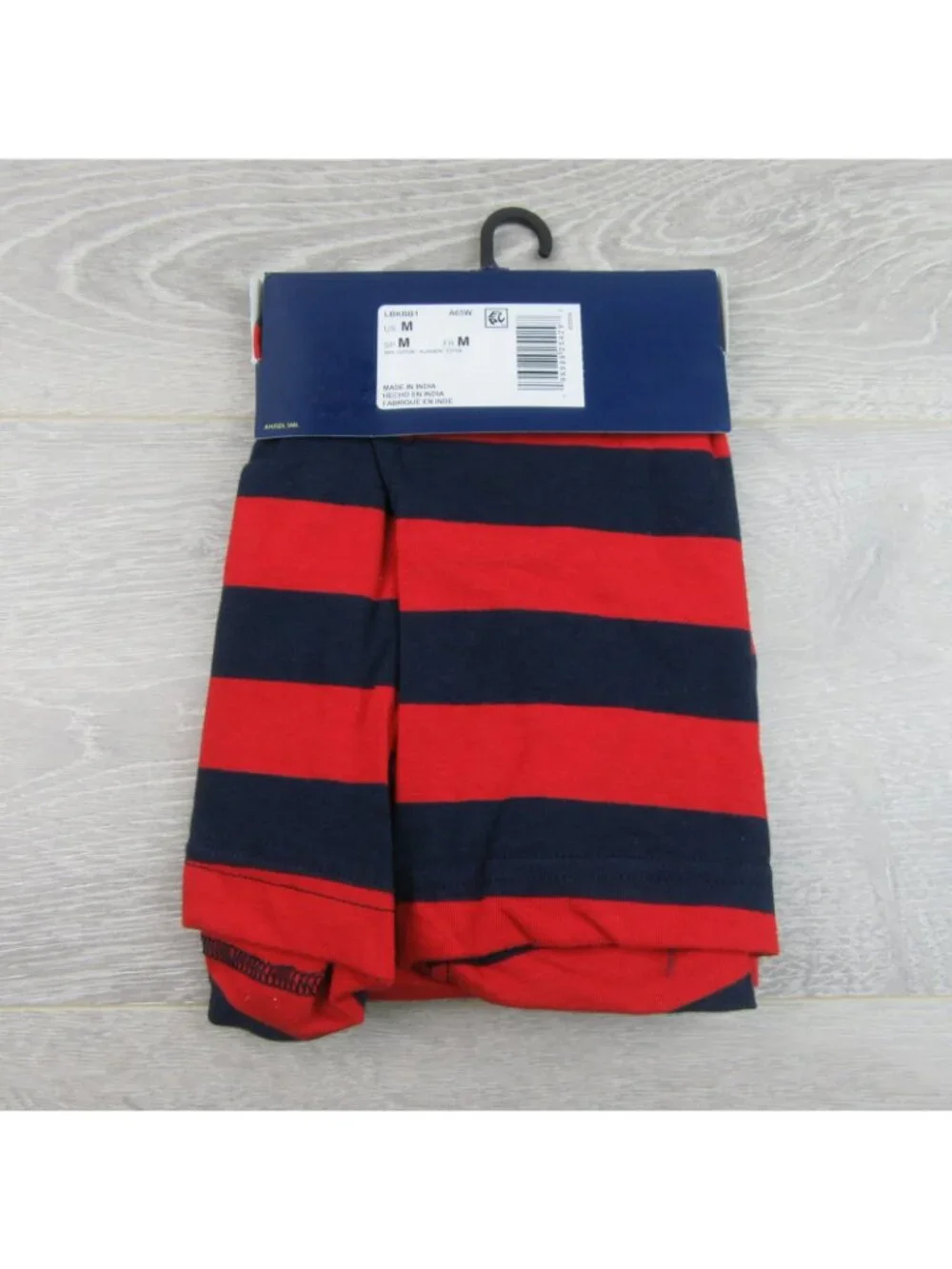 Polo Ralph Lauren Boxer Briefs Men's Size Medium Red Navy Striped NEW LBKBB1